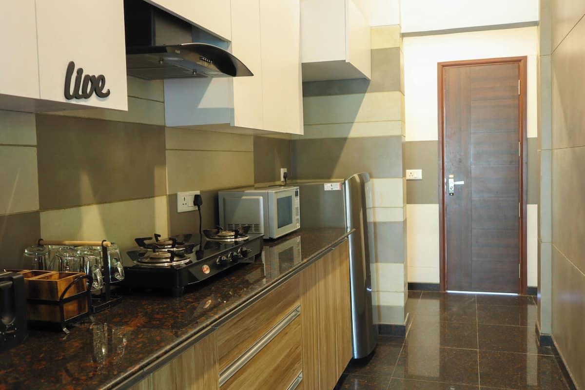 two bed room heritage cottage with sit-out area | private kitchen