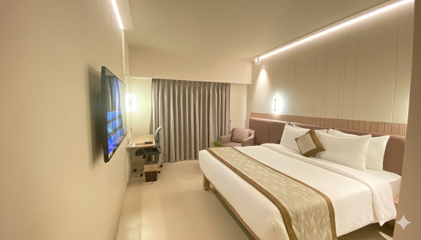 Classique | Seprai premium, minibar, dan brankas