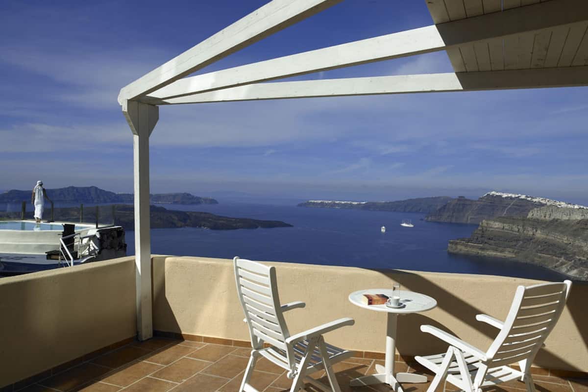VIP Suite outdoor hot tub, Caldera View | Vue depuis le balcon