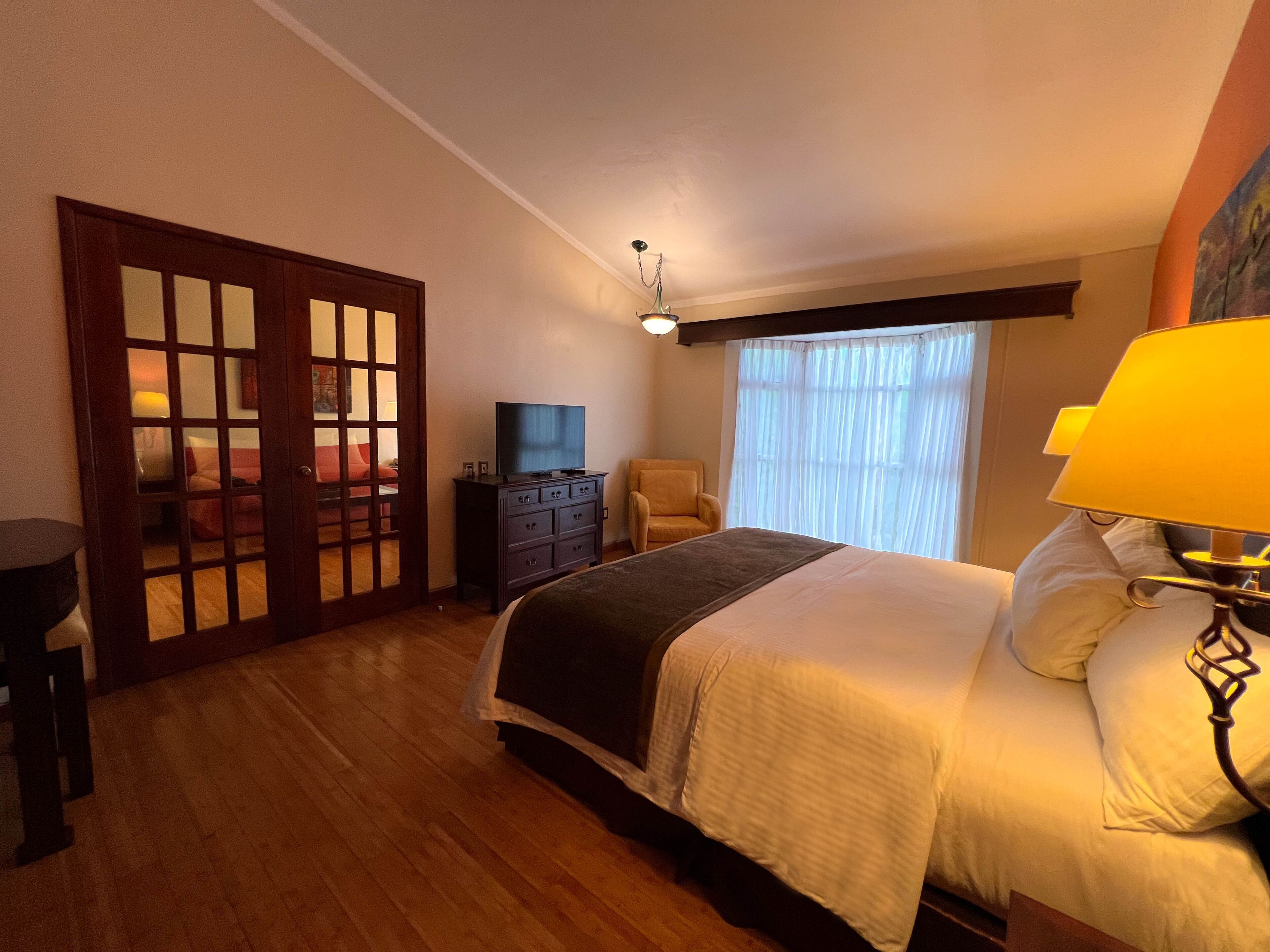 1 habitación y ropa de cama de alta calidad 
