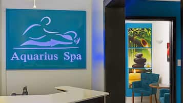 Espace de soins pour les couples, soins corporels, soins d'hydrothérapie