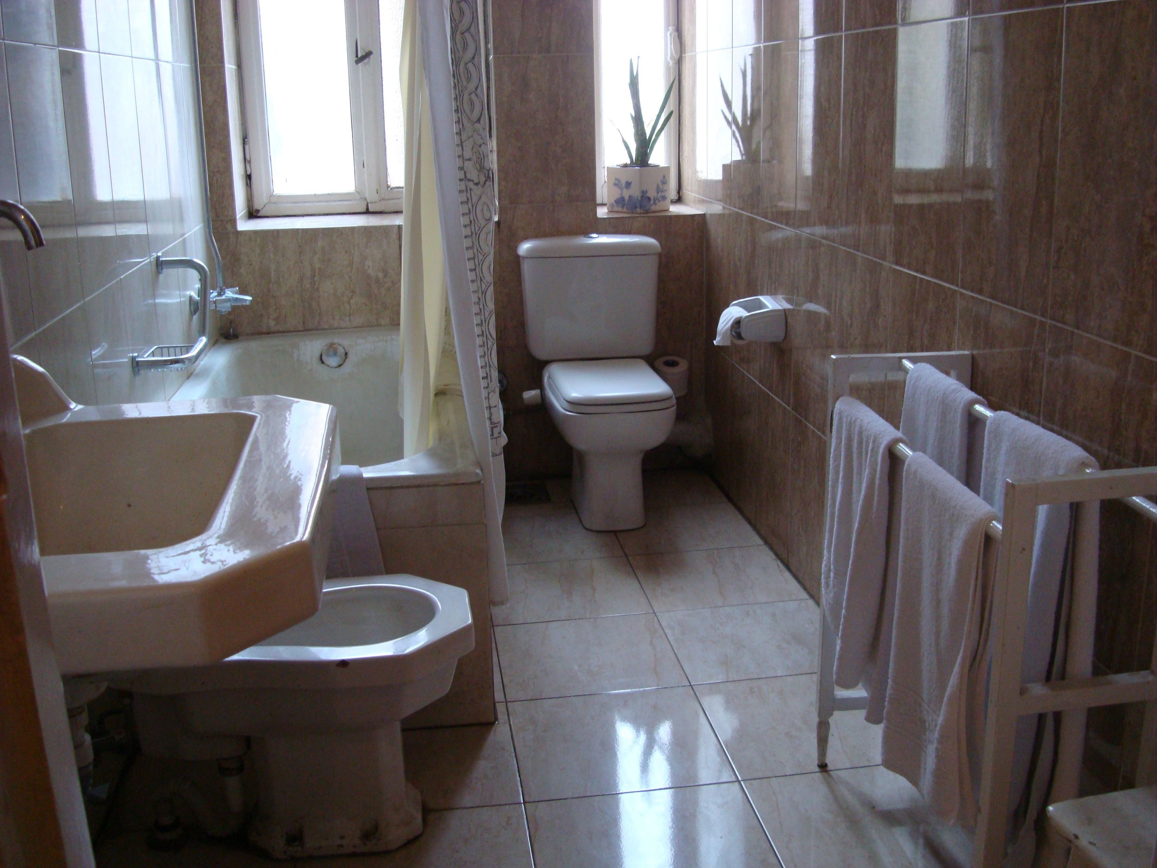 Hair dryer, towels