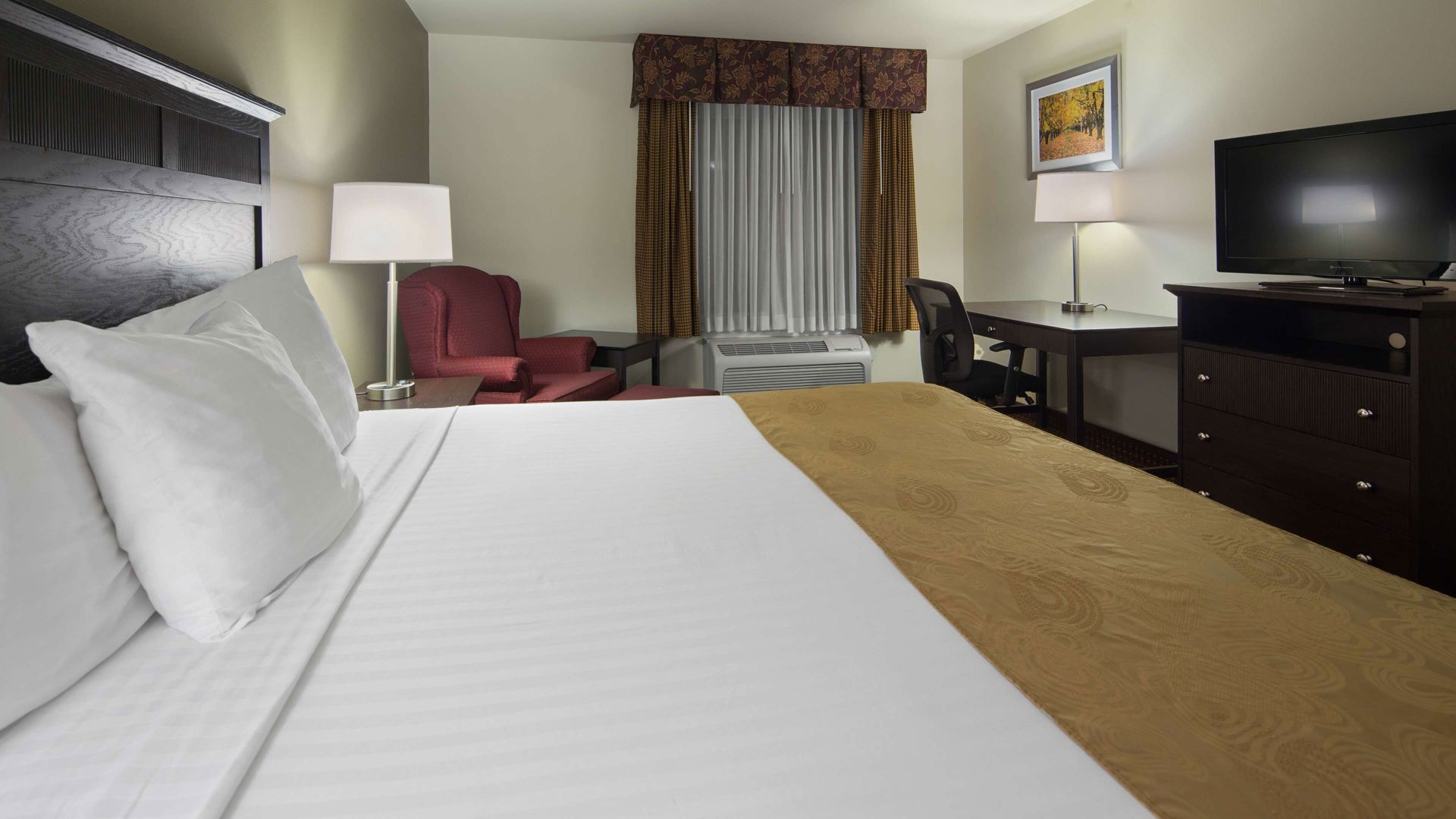 Pillow-top beds, in-room safe, desk, iron/ironing board