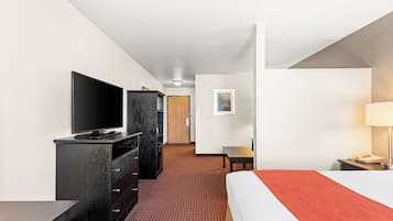 Suite, 1 King Bed, Non Smoking, Microwave (with Sofabed) | Pillow-top beds, in-room safe, desk, iron/ironing board