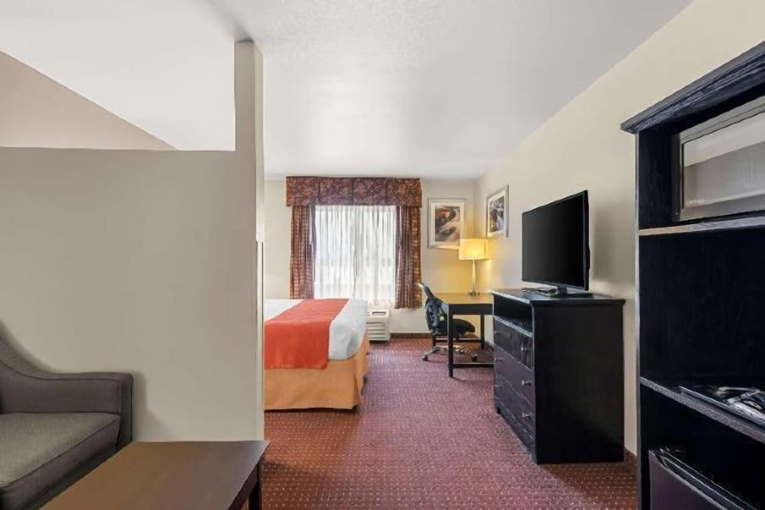 Pillow-top beds, in-room safe, desk, iron/ironing board