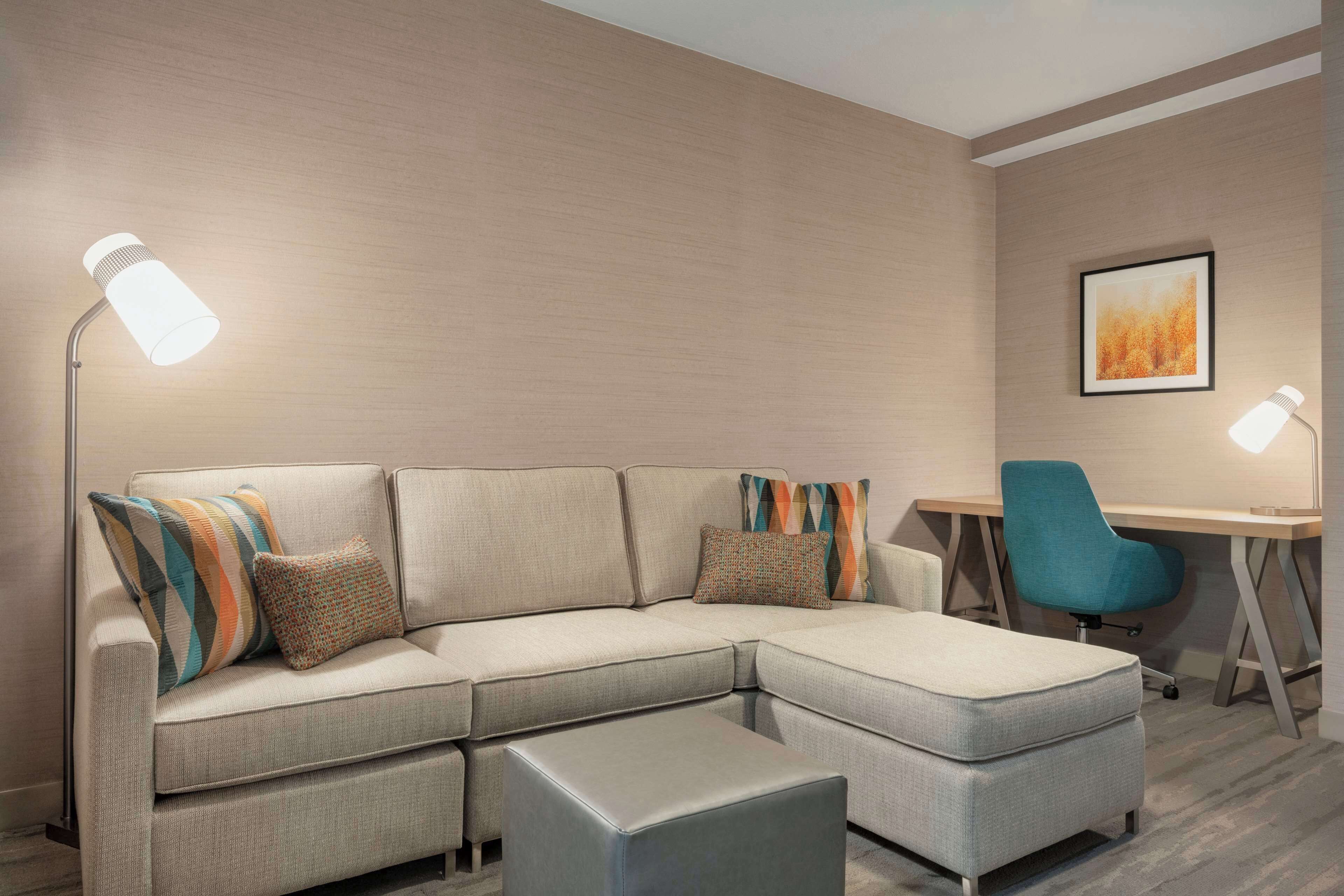 junior suite, 1 king bed with sofa bed | premium bedding, in-room safe, desk, blackout curtains