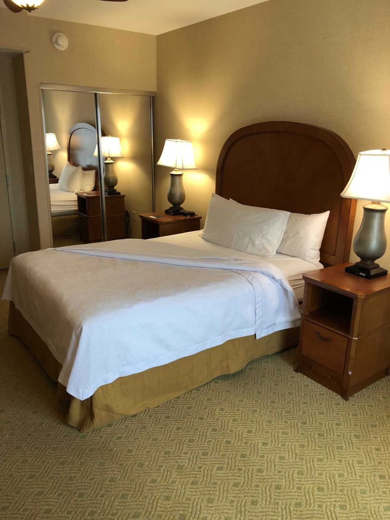 Blackout curtains, iron/ironing board, free rollaway beds