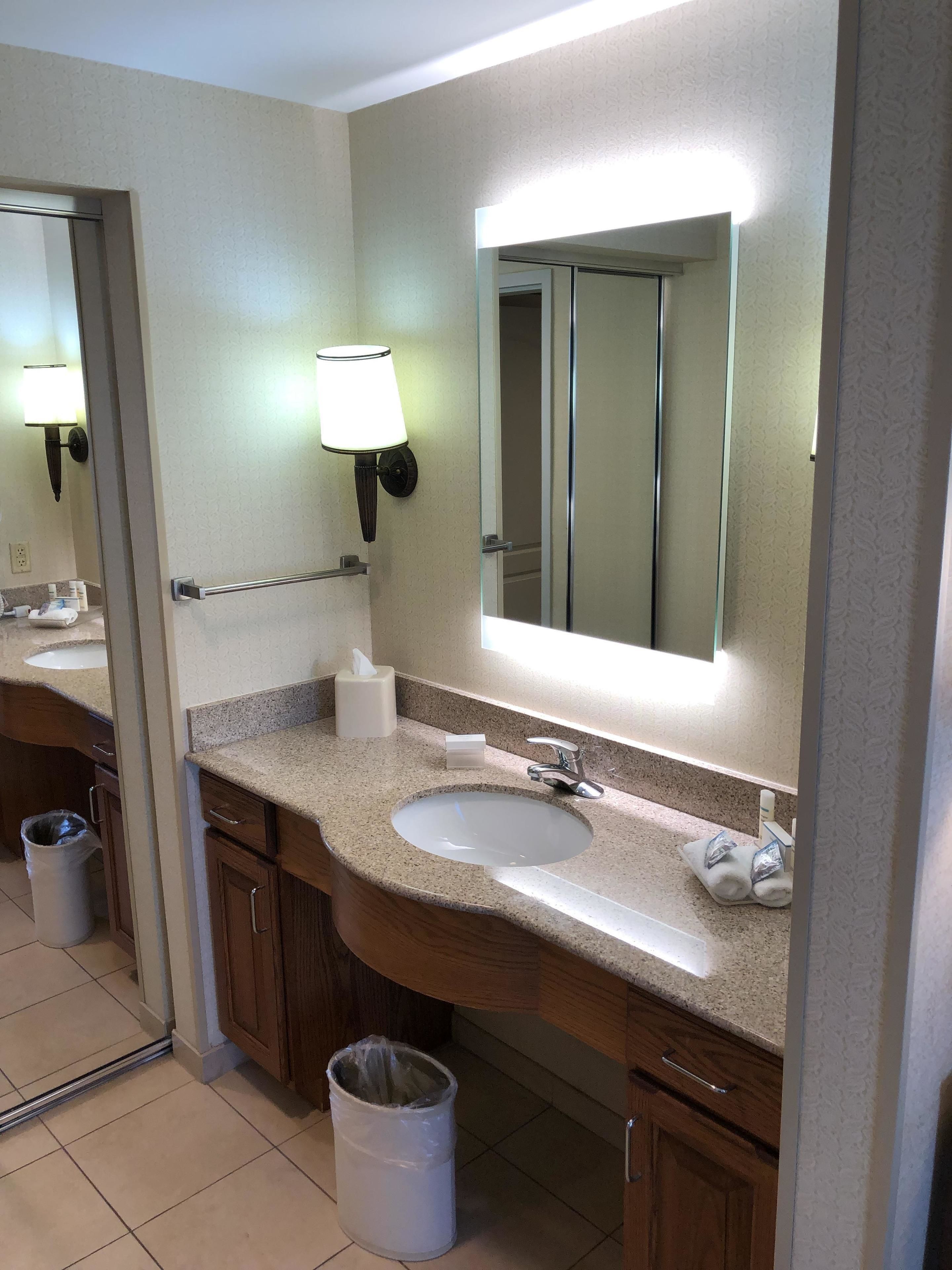 studio suite, 1 king bed, non smoking | bathroom sink