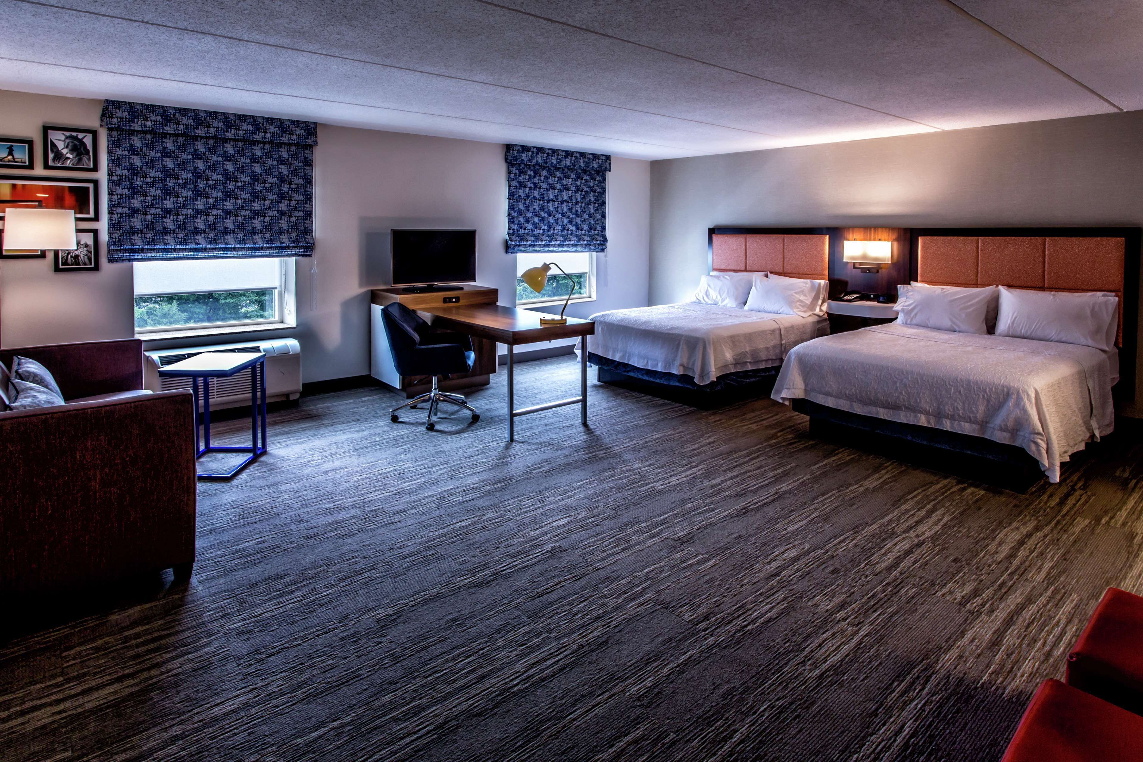 two queen studio sofabed | in-room safe, desk, iron/ironing board, free wifi