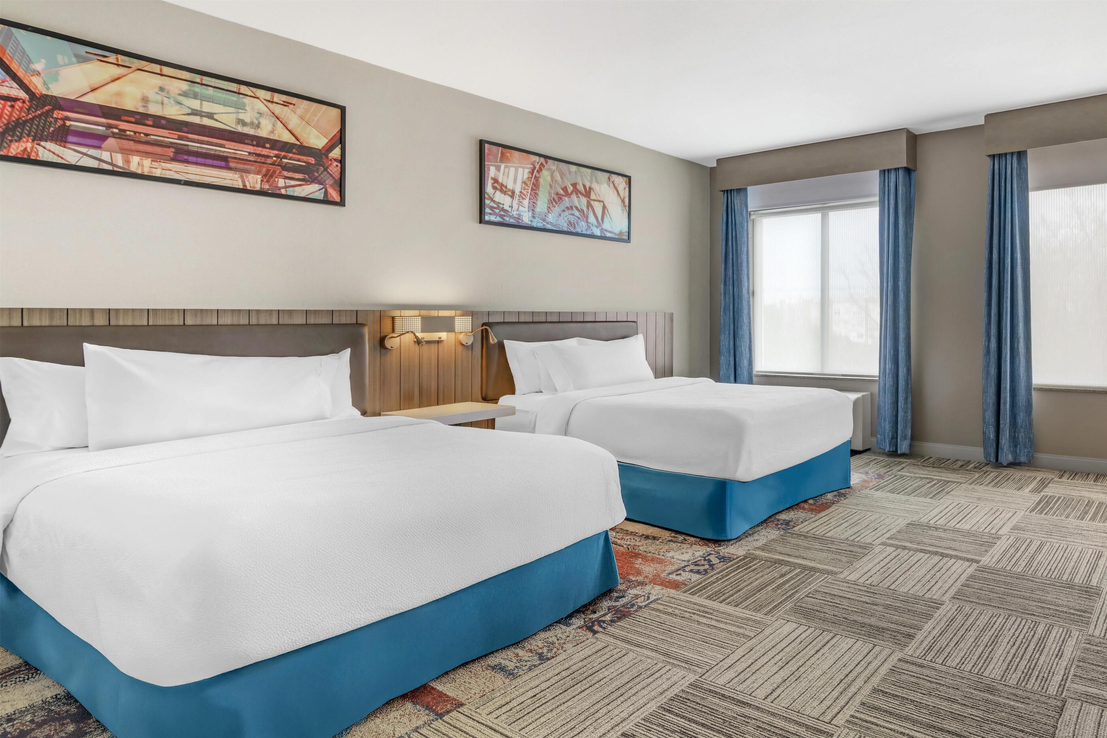 Two Queen Beds, Non-Smoking, Accessible | Hypo-allergenic bedding, Tempur-Pedic beds, desk, laptop workspace