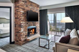 Plasma TV, iPod dock, first-run movies, MP3 dock