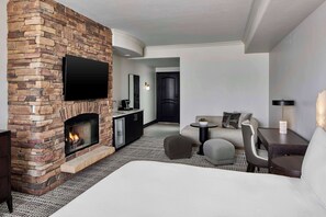 Plasma TV, iPod dock, first-run films, MP3 dock