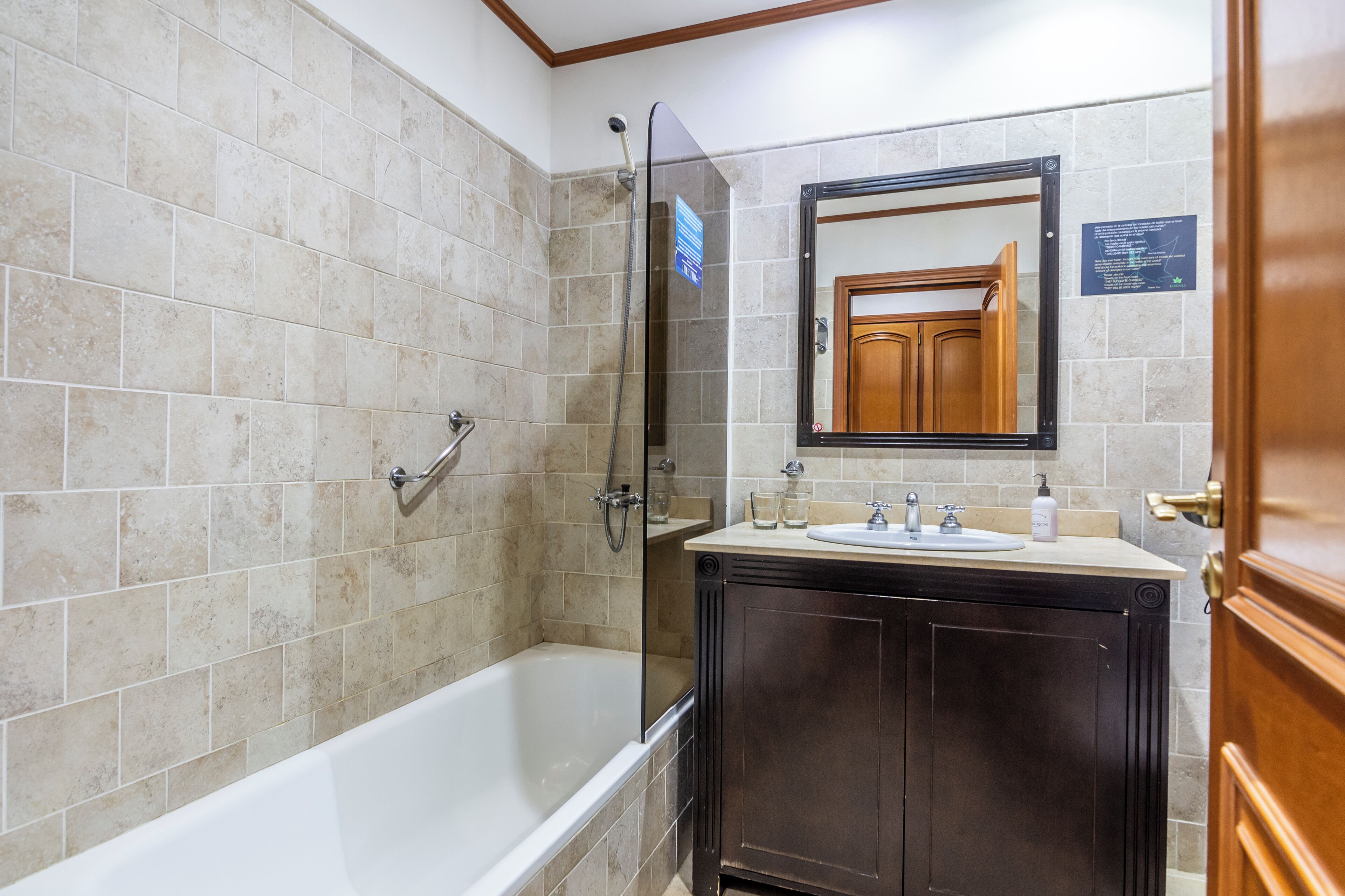 double room, bay view | bathroom | bathtub, deep-soaking bathtub, rainfall showerhead, free toiletries