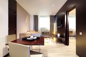 Minibar, in-room safe, desk, blackout drapes