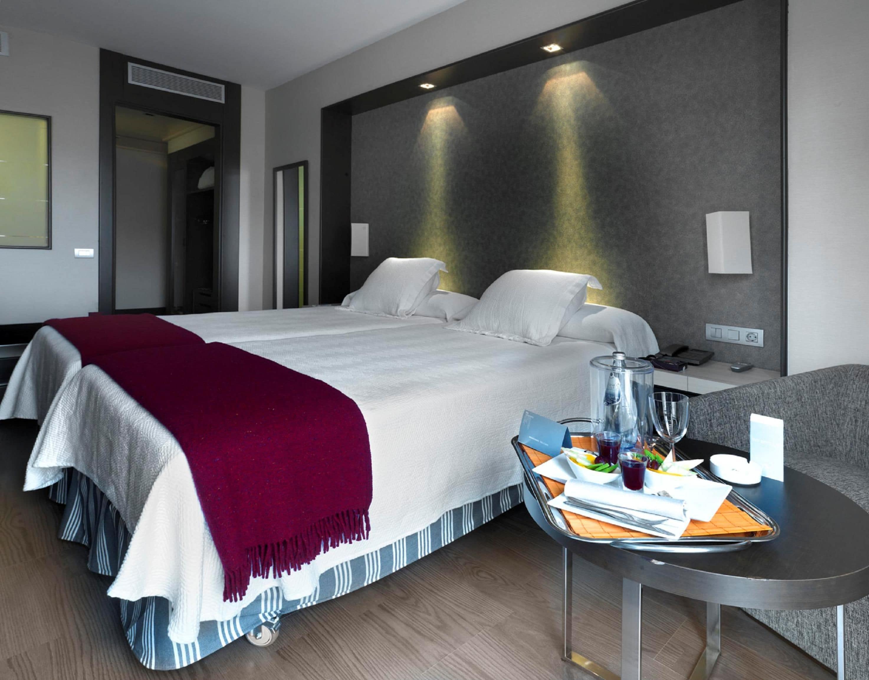 memory-foam beds, minibar, in-room safe, desk