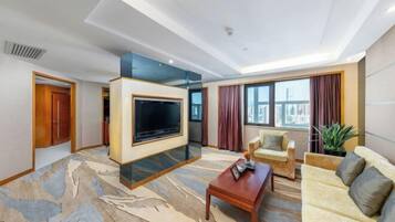 Premium bedding, down duvets, pillow-top beds, in-room safe