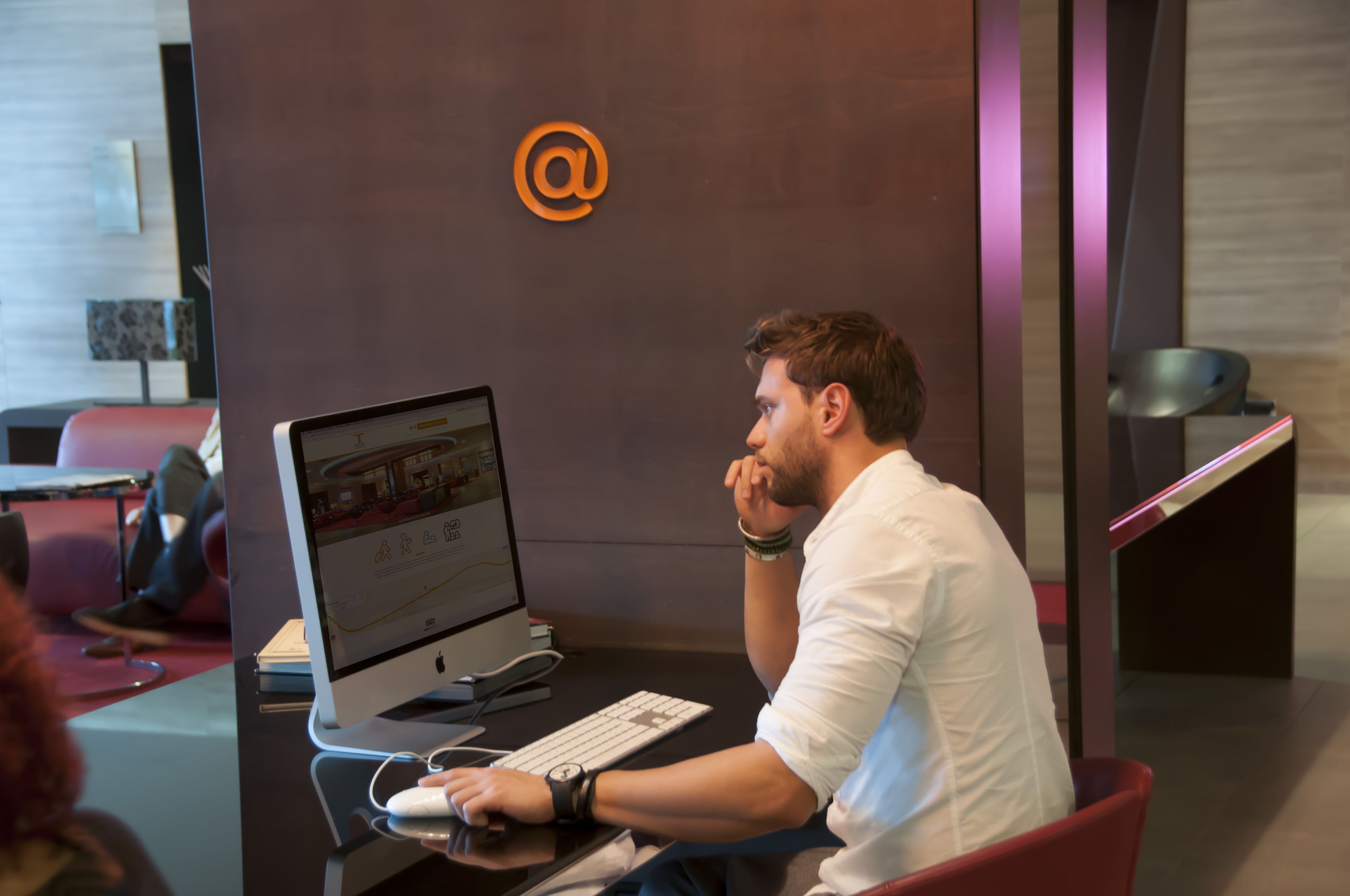 check-in/check-out kiosk