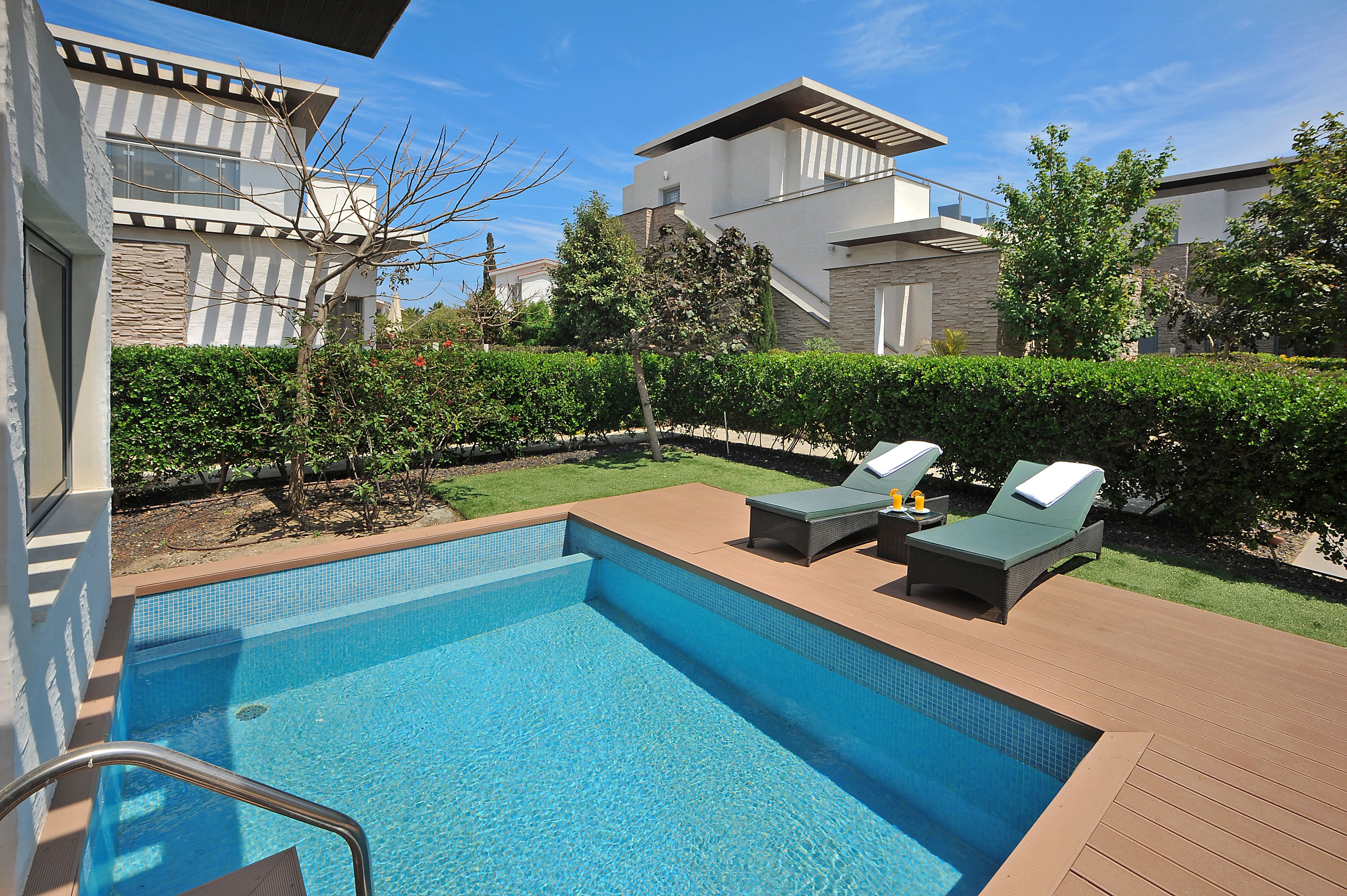 Villa, 1 habitación, bañera de hidromasaje, junto a la piscina | Vistas desde la habitación