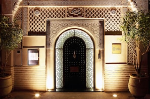 Front of property – evening/night