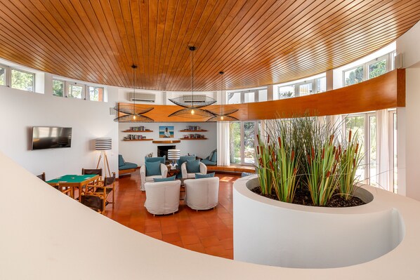 Sala de estar en el lobby