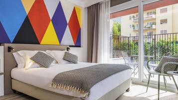 1 Schlafzimmer, Zimmersafe, Schreibtisch, schallisolierte Zimmer