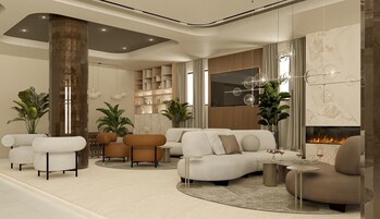 Lobby sitting area