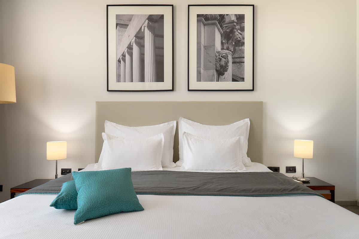 Habitación estándar con 1 cama matrimonial o 2 individuales | Ropa de cama hipoalergénica y minibar
