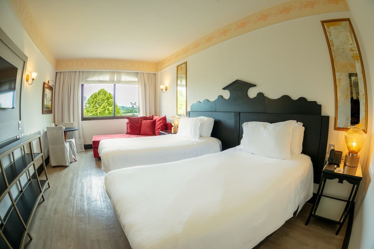 Regencial Vista Bosque Twin | 1 slaapkamer, hypoallergeen beddengoed, pillowtop-bedden, een minibar