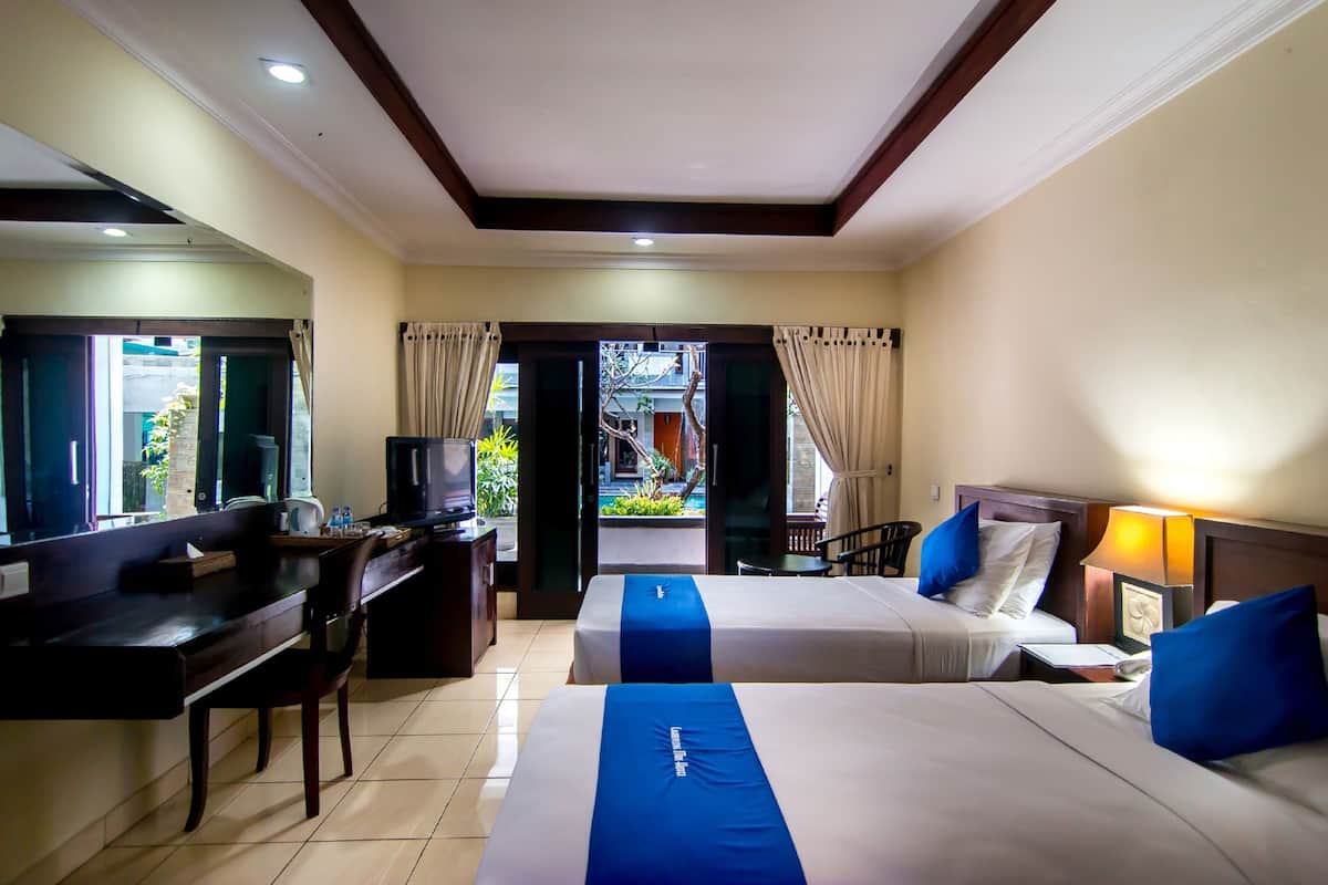 Chambre Deluxe, terrasse, en bord de piscine