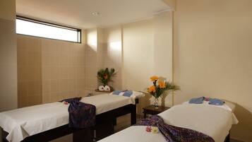 Reflexology, manicures and pedicures, massages