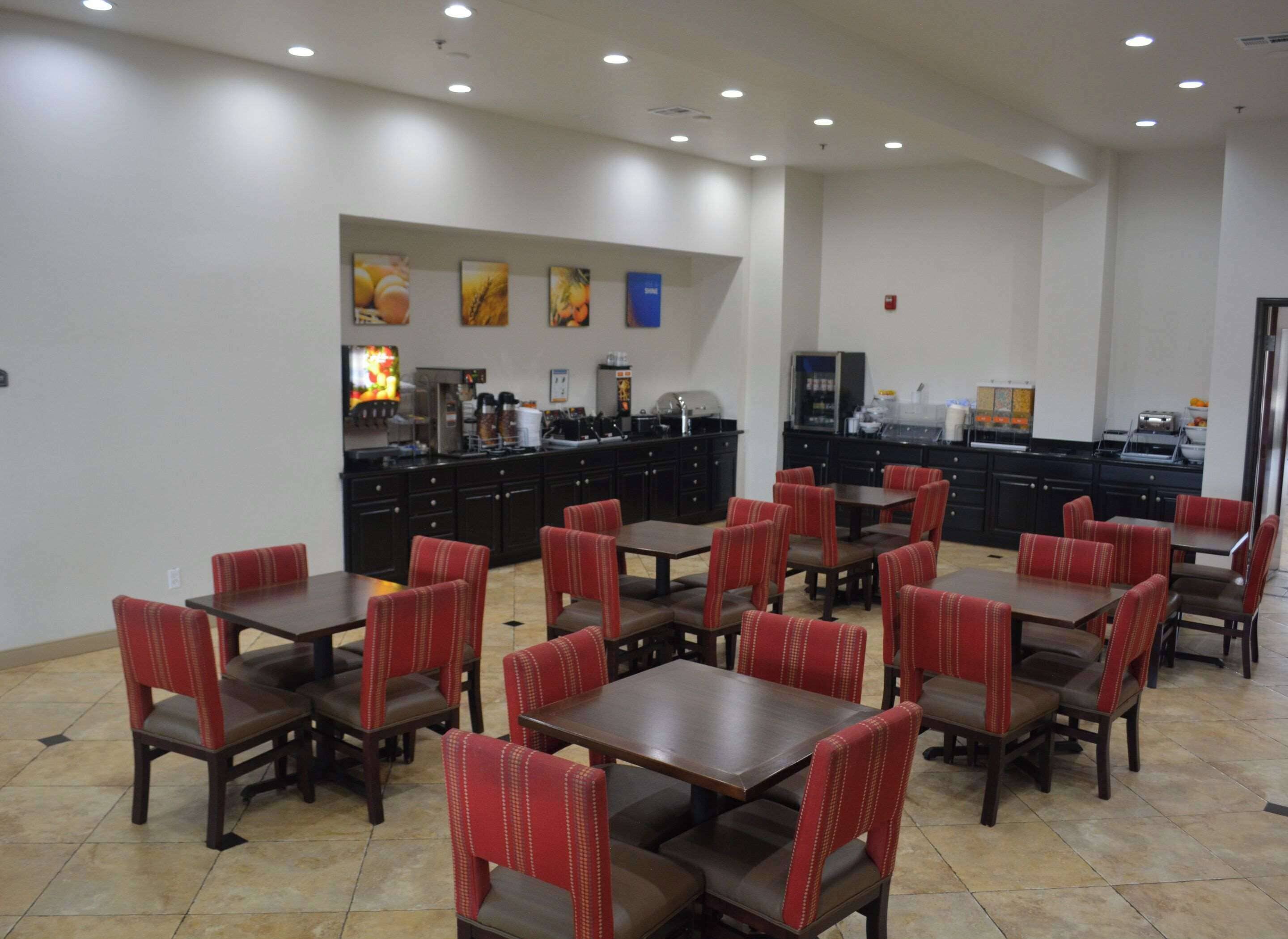 Free buffet breakfast