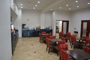 Free buffet breakfast