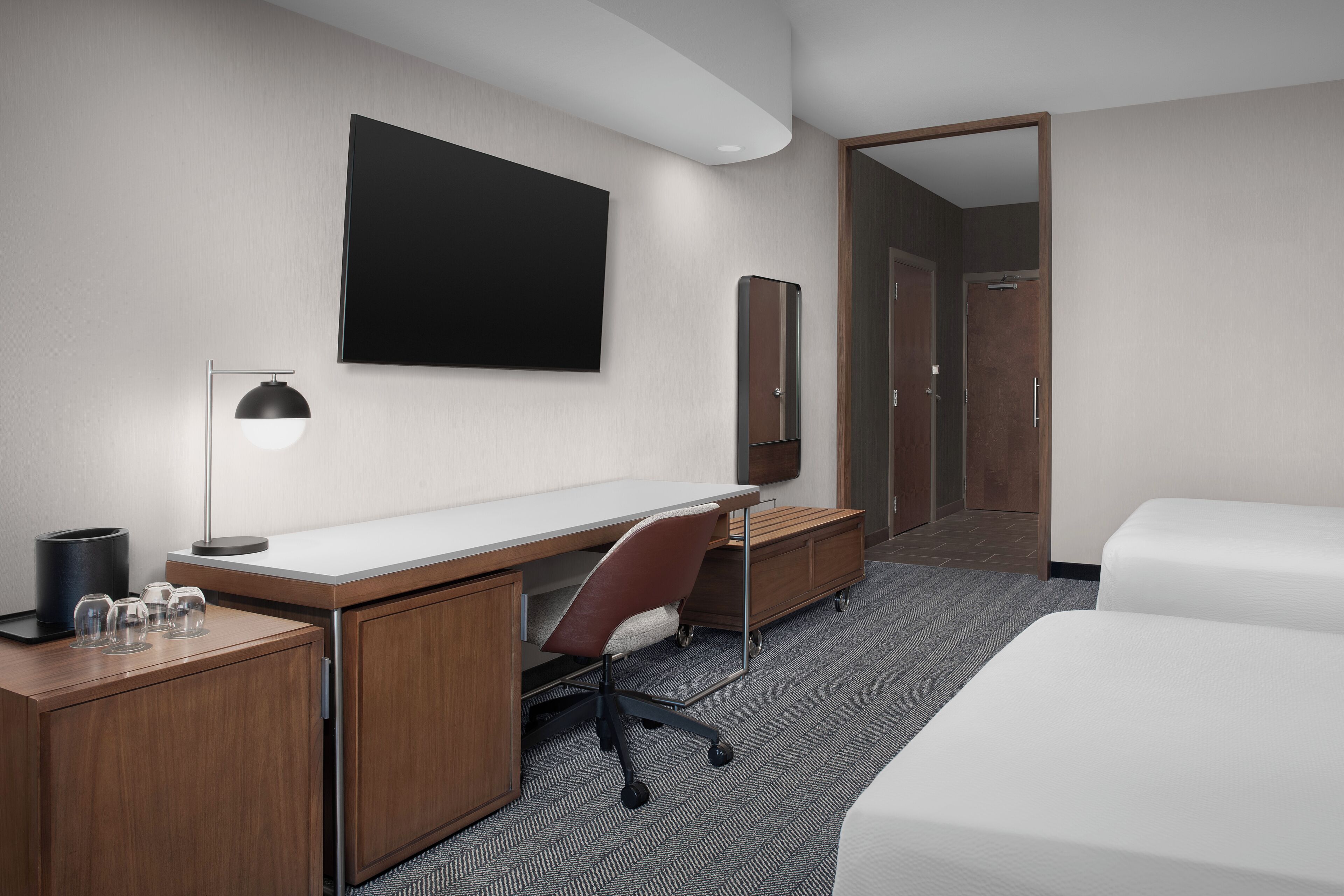 room, 2 queen beds (mobility/hearing access, roll-in shwr) | 1 bedroom, premium bedding, desk, laptop workspace