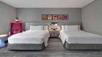 Literie hypoallergénique, coffres-forts dans les chambres, bureau