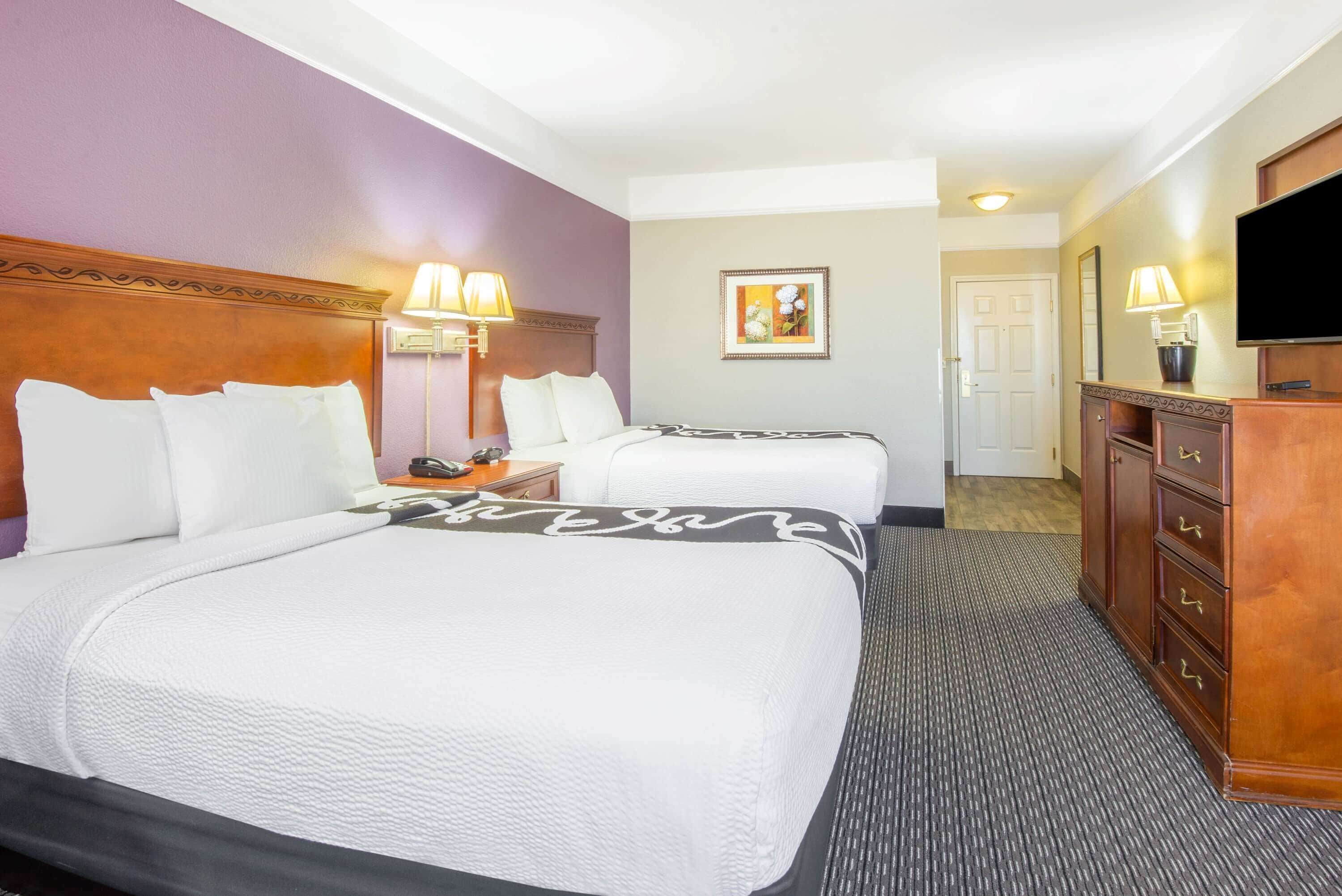 premium bedding, desk, iron/ironing board, free cots/infant beds