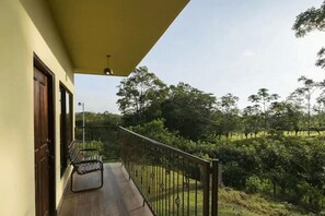 Chambre familiale, 2 chambres, cuisine, vue sur la montagne | Vue du balcon