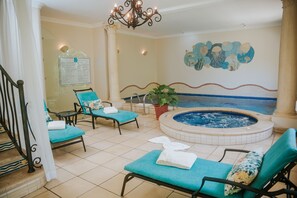 Behandlingsrom for par, badstue, boblebad og kroppsbehandlinger