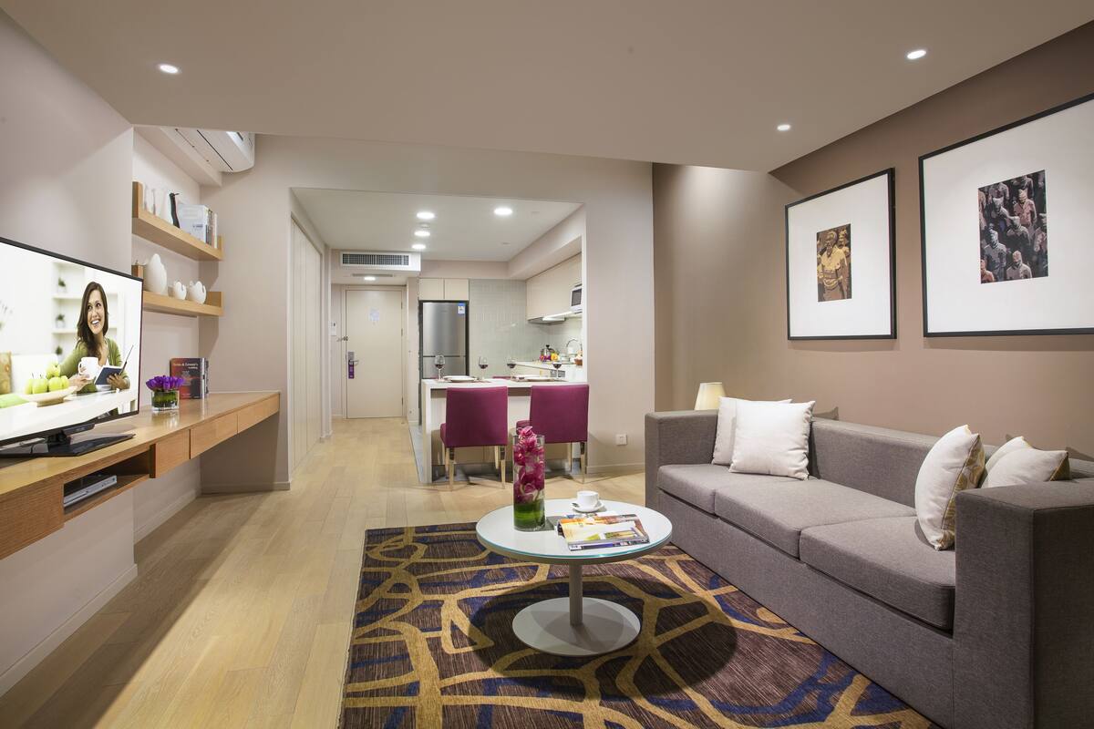 Executive-Zimmer, 2 Schlafzimmer | Wohnbereich