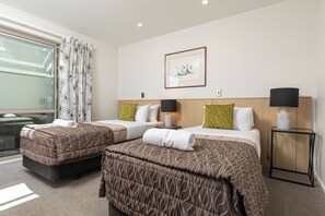 Individually decorated, individually furnished, iron/ironing board