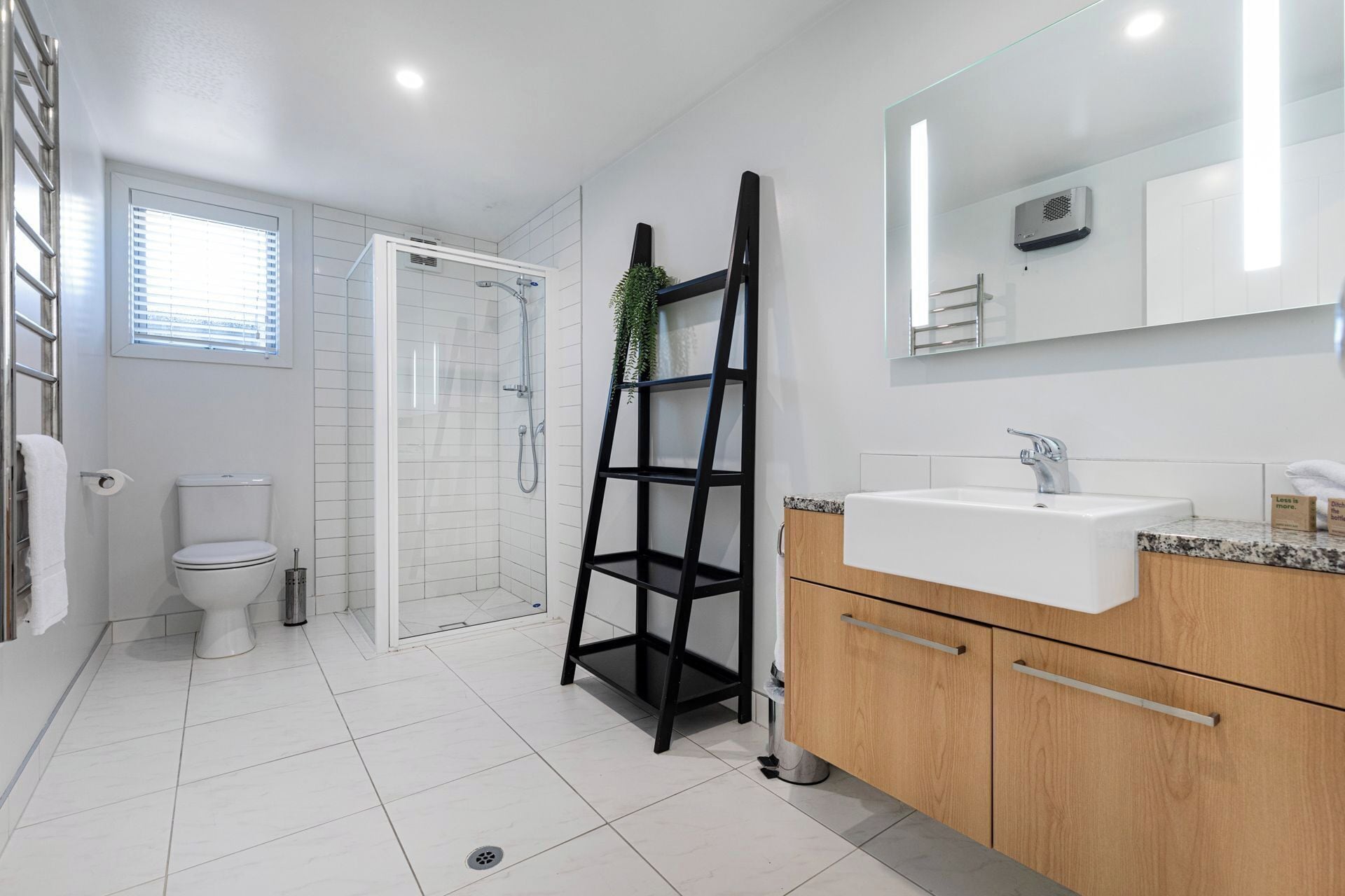 Free toiletries, hair dryer, towels