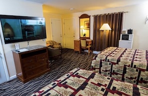 Desk, iron/ironing board, cots/infant beds, free WiFi