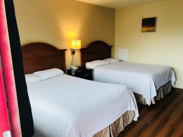 Desk, iron/ironing board, free WiFi, alarm clocks