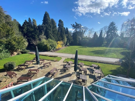 Terrace/patio. Burn Hall Hotel