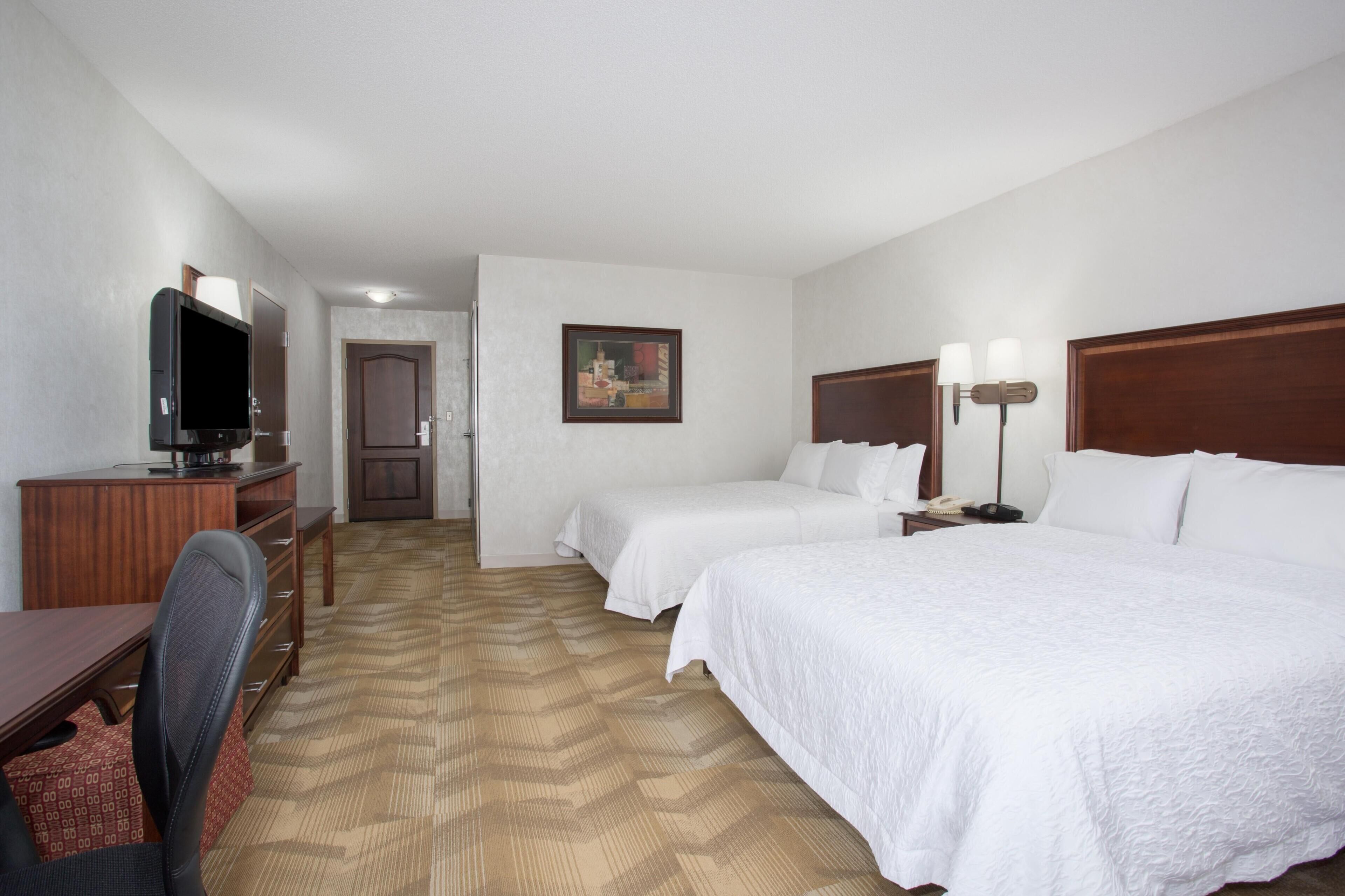 Room, 2 Queen Beds, Accessible, Non Smoking | Iron/ironing board, free rollaway beds, free WiFi, bed sheets