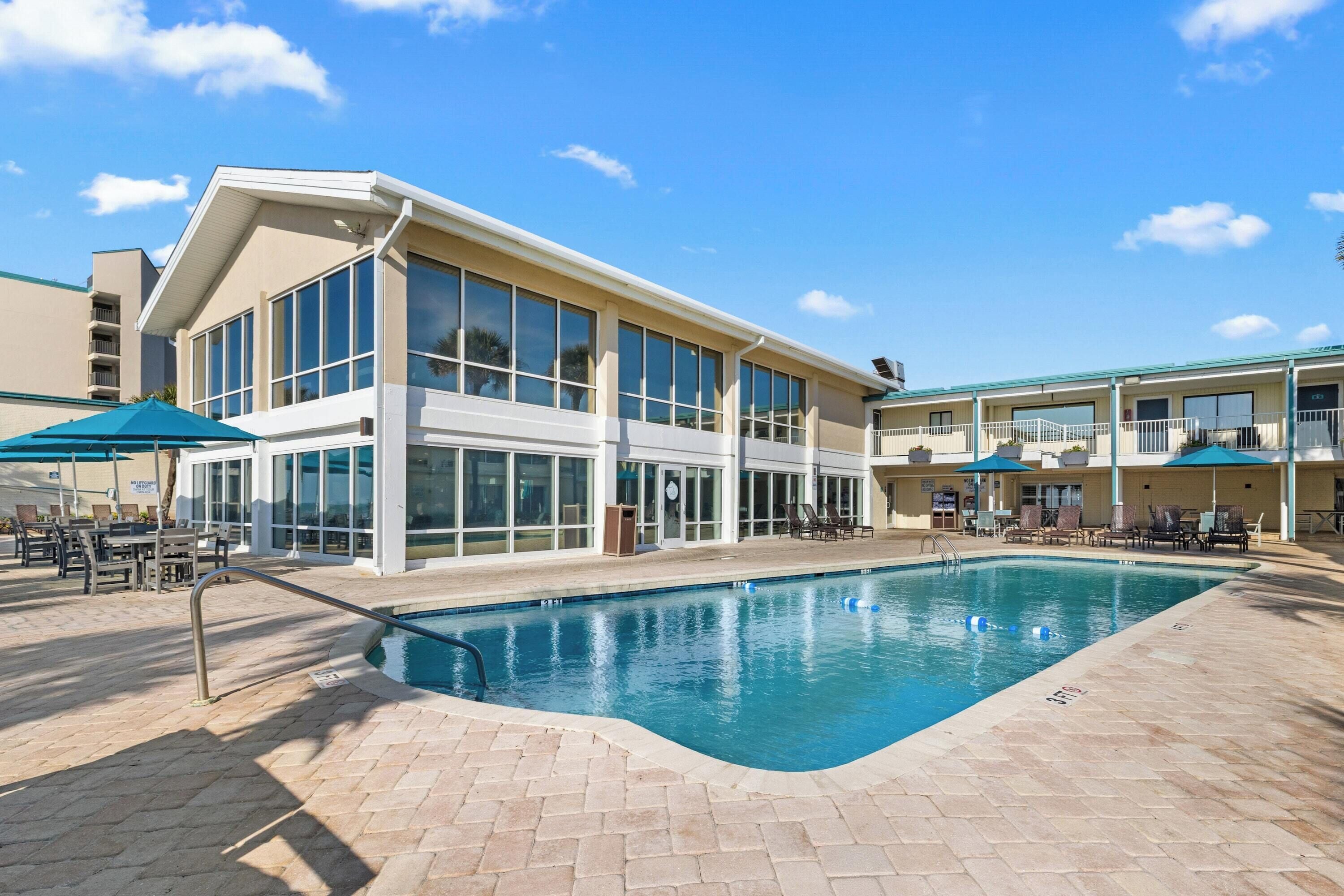 Seasonal outdoor pool