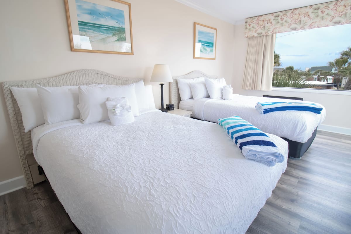 Ocean View Room | Premium bedding, iron/ironing board, free WiFi, bed sheets