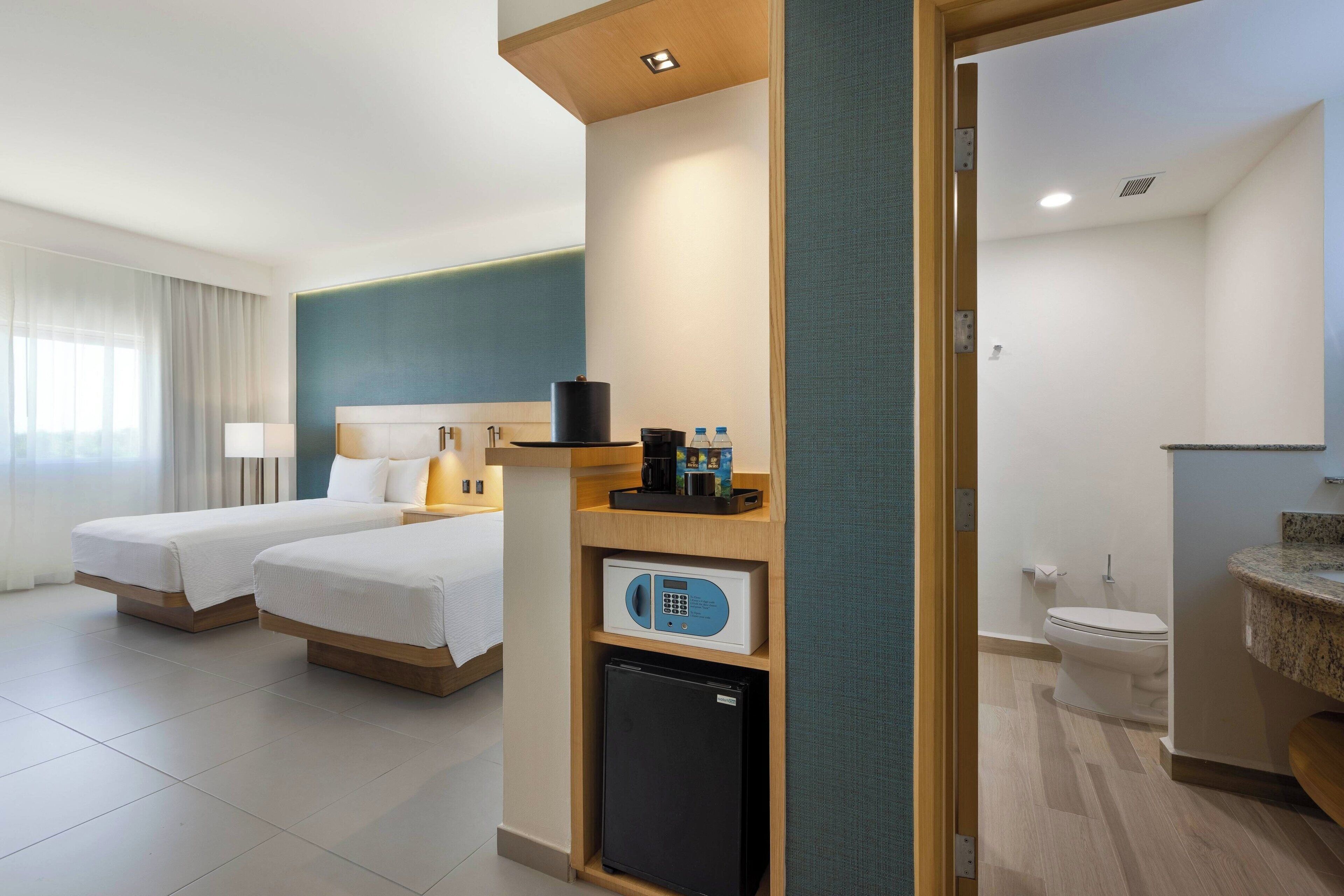 room, 2 double beds, non smoking | premium bedding, down duvets, in-room safe, desk