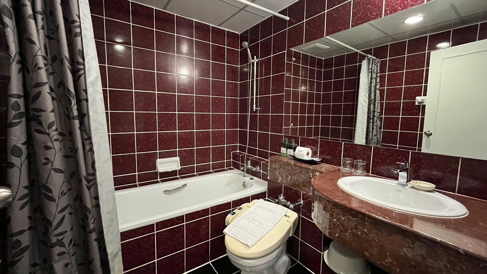 presidential suite | bathroom | combined shower/bathtub, free toiletries, hair dryer, bidet