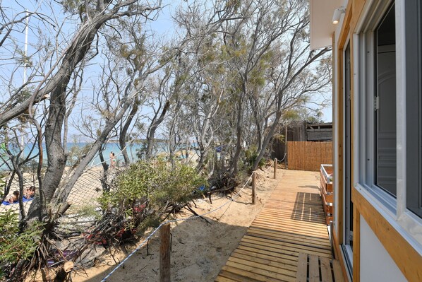 Mobile Home, Sea View, Beachfront | View from room