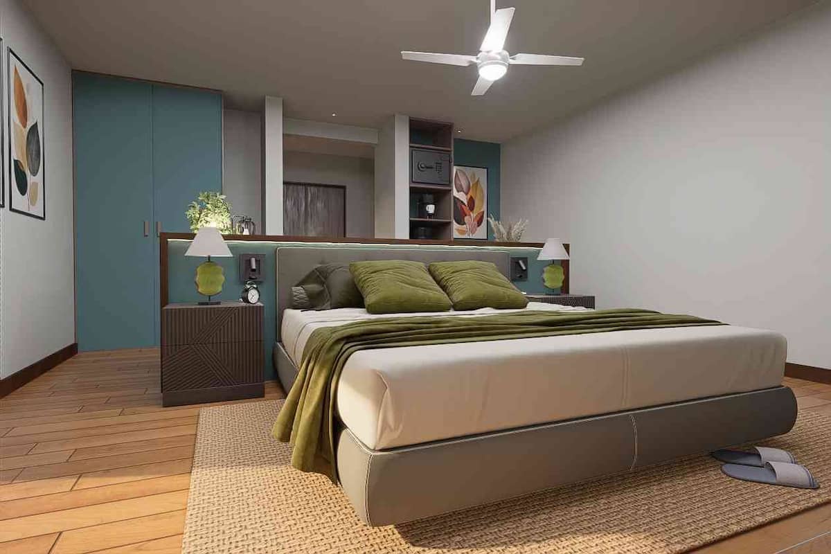 Frigobar, cofres nos quartos, individualmente decorados